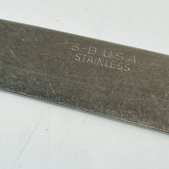 Vintage Woodpecker Woodware Knife Holder Rooster Wall Mount Spreader 4 Knives - Picture 10 of 14